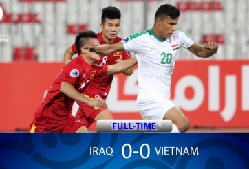 Highlights: U19 Việt Nam 0-0 U19 Iraq (Bảng B U19 châu Á 2016)
