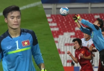 Màn trình diễn ấn tượng của thủ thành Tiến Dũng trước U19 Nhật Bản