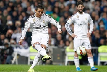 VIDEO: Ronaldo sút phạt đền thành công gỡ hòa cho Real