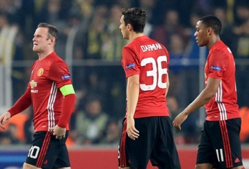 Chấm điểm Fenerbahce 2-1 MU: Sự trở lại của Rooney