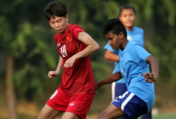 Việt Nam thắng tưng bừng trận mở màn vòng loại U19 nữ châu Á