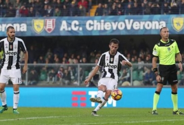 Video bàn thắng: Chievo 1–2 Juventus (Vòng 12 - Serie A)