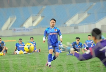 Tiền đạo tuyển Việt Nam tự tin ghi bàn vào lưới Indonesia