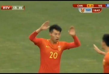 VIDEO: Bàn mở tỷ số U22 Trung Quốc 1-0 U22 Việt Nam