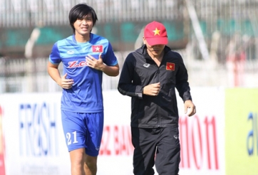 Tuấn Anh đã ra sân tập trở lại cùng ĐTQG Việt Nam