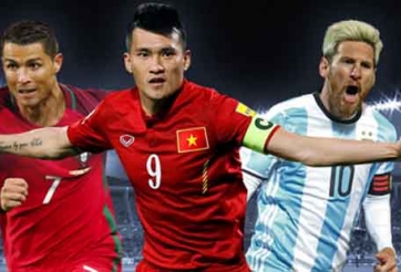 Công Vinh nói về việc được so sánh với Ronaldo, Messi