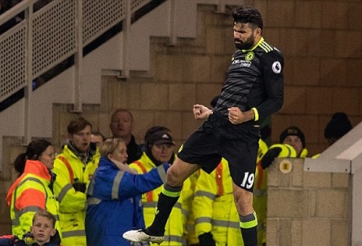 Costa đưa Chelsea lên ngôi đầu BXH Ngoại hạng Anh