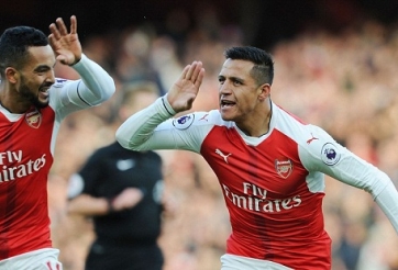 Sanchez lập cú đúp giúp Arsenal đánh bại Bournemouth