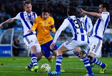 Hòa Sociedad, Barca bị Real Madrid bỏ xa trên BXH