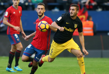 Video bàn thắng: Osasuna 0-3 Atletico Madrid (Vòng 13 - La Liga)