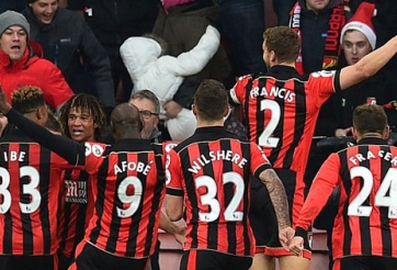 Bournemouth 4-3 Liverpool: Cú sốc lớn