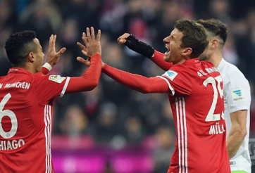 Video bàn thắng: Bayern Munich 5-0 Wolfsburg (Vòng 14 Bundesliga)