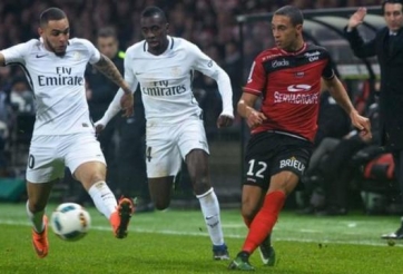 Video bàn thắng: Guingamp 2–1 PSG (Vòng 18 - Ligue 1)