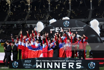 Hạ đẹp chủ nhà Nhật Bản,Triều Tiên lên ngôi tại giải Đông Á 