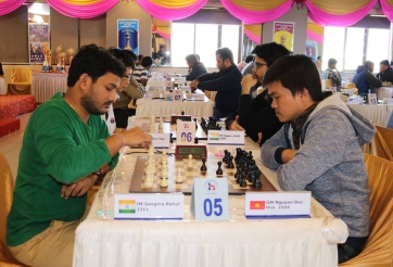 Nguyễn Đức Hòa xuất sắc vô địch giải cờ Vua tại Ấn Độ