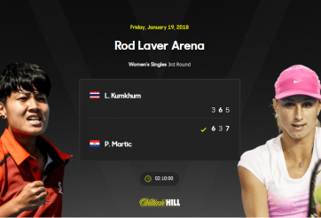 Thua đáng tiếc, tay vợt Thái Lan không thể viết tiếp lịch sử