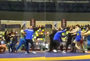 HLV thượng đài đánh cả thầy lẫn trò đối thủ