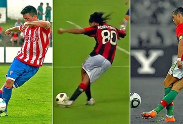 Học Ronaldo làm 'rabona', cầu thủ biến thành gã hề chân 'xoắn quẩy'