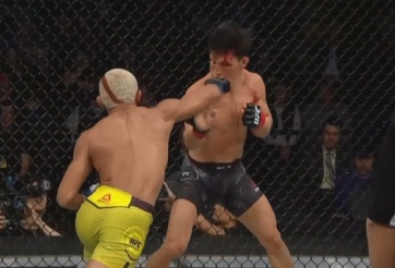 'Thần chiến tranh' tung đấm ngàn cân khiến đối thủ bật ngửa