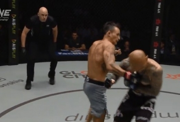 Thành Lê tung đấm móc uy lực khiến đối thủ Nhật nằm 'bẹp dí' 