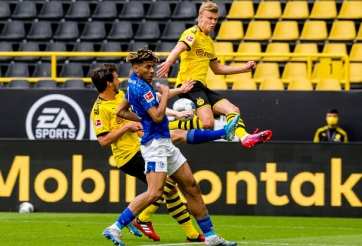 Haaland tỏa sáng, Dortmund trở lại Bundesliga đầy ấn tượng