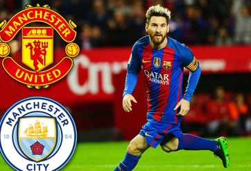 Chuyển nhượng sáng 26/8: MU - Man City đại chiến vì Messi