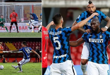 VIDEO: Inter Milan trút cơn mưa bàn thắng vào lưới đội bóng của Pippo Inzaghi