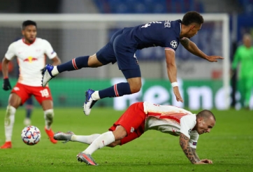 PSG thua ngược Leipzig trong ngày vắng bóng Neymar, Mbappe