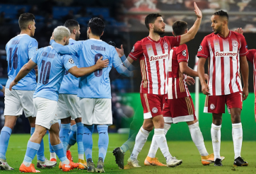 Nhận định Olympiakos vs Man City: Kết thúc sớm vòng bảng