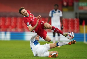 Gục ngã trước Atalanta, Liverpool có nguy cơ không qua vòng bảng