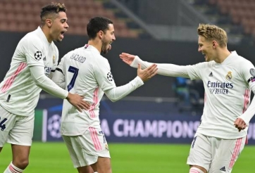 Real Madrid thắng dễ nhờ thẻ đỏ tai hại của Inter Milan