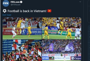FIFA ấn tượng với sự trở lại của bóng đá Việt Nam