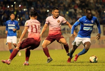 Hòa Than Quảng Ninh kịch tính, Sài Gòn lên ngôi vô địch lượt đi