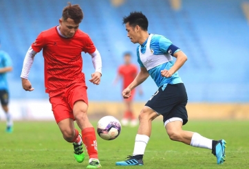 Văn Quyết tỏa sáng giúp Hà Nội vùi dập đội Hạng Nhất