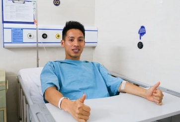 NÓNG: Hùng Dũng phẫu thuật chấn thương thành công