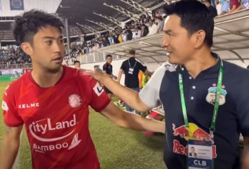 VIDEO: Lee Nguyễn chủ động bắt tay, làm hòa với Kiatisak