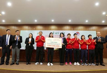 Bóng đá nữ Việt Nam nhận gói tài trợ 100 tỷ đồng