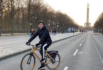 VIDEO: Nhàn rỗi thời đại dịch, Đoàn Văn Hậu đi xe đạp để thư giãn