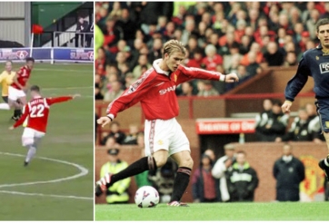 VIDEO: Sao trẻ tái hiện siêu phẩm để đời của David Beckham