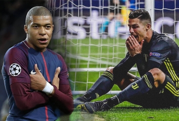 Ronaldo bị Mbappe vượt mặt sau trận tịt ngòi trước Atletico