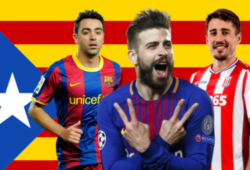 Xavi và Pique chính thức trở lại, khoác áo ĐTQG Catalunya