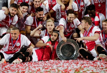 VIDEO: Dàn sao Ajax nâng cao cúp vô địch Hà Lan 2018/19