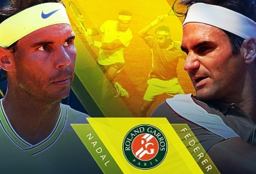 Lịch thi đấu bán kết Roland Garros: Federer đại chiến Nadal