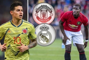 Chuyển nhượng MU ngày 6/8: James Rodriguez + nhiều tiền = Pogba?