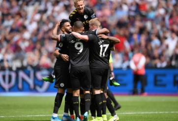 Man City vùi dập West Ham bằng chiến thắng 5 sao