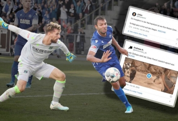 HY HỮU: Thủ môn nhận thẻ đỏ vì lỡ đấm trúng 'chỗ hiểm' đối phương