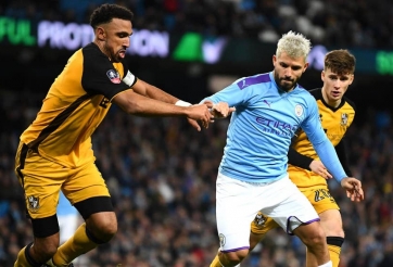 Man City thắng hủy diệt đội hạng dưới ở Cúp FA