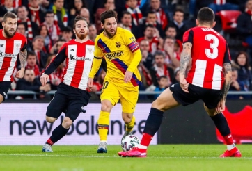 HLV Barca hài lòng dù bị Bilbao loại khỏi giải