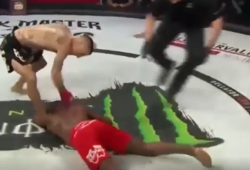 VIDEO: Võ sĩ MMA đánh gục đối thủ bằng tuyệt chiêu của Diệp Vấn