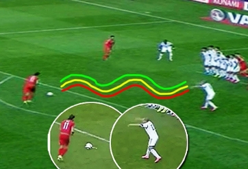 VIDEO: Yểm bùa quả đá phạt của đối thủ và cái kết mỹ mãn